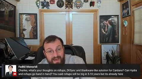 Charles Hoskinson on What are your thoughts on rollups ZKSync and Starkware like solutions for Carda