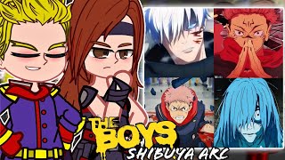 [All Parts] The Boys React to Jujutsu Kaisen || Shibuya Arc || Gacha React - TikTok Edits