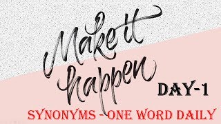 Day-1 Synonyms 'Nowadays" Okayielts