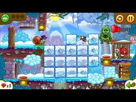 Hình thu nhỏ video cho Let&#039;s Play - Snail Bob 2, Level 4-25, Winter Story