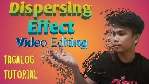 Dispersing Effect | KineMaster Video Editing Tutorial | Frannz Channel