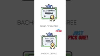 Bachelor Degree or Master Degree: Which One Is More Important? Bachelor Degree or Master Degree: Which One Is More Important?