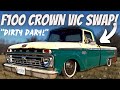 "DIRTY DARYL" Ford F100 Crown Vic Full Chassis Swap On Bags!! Build Overview!(Rustomod Reviews Ep.4)