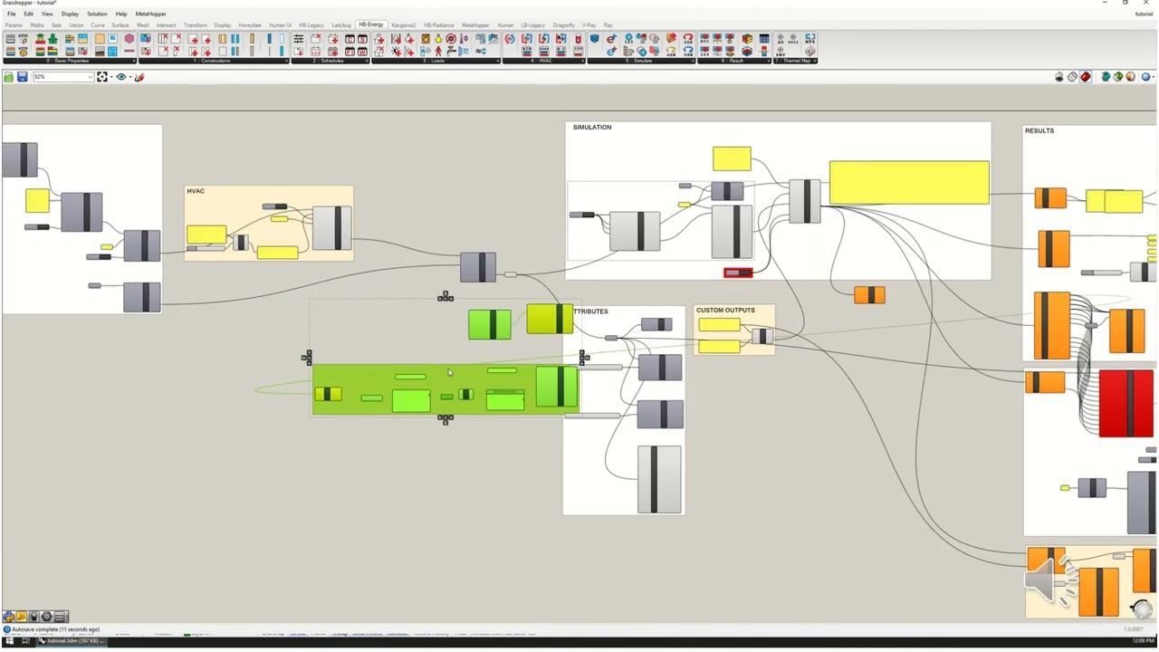 Honeybee V1.4 :: Modeling Mixed Mode Operation [Tutorial 2.4]
