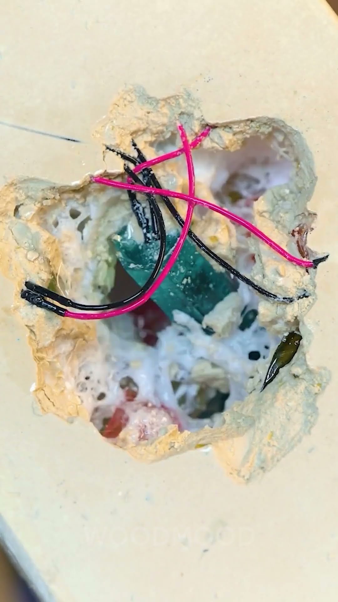 ow to Make a Gorgeous DIY Lamp with Crystals \u0026 Concrete! ✨?