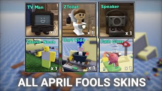 All *NEW* April Fools Skins | Tower Heroes