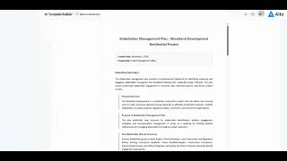 How to Create Tailored PM Documentation in Minutes with AI | Alto Template Builder Tutorial