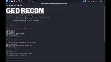 GeoRecon: Powerful OSINT CLI Tool for Fast IP Reputation & Geo Location Lookup