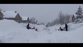 Sandy Residents Still Experiencing Effects Of Historic Snowstorm