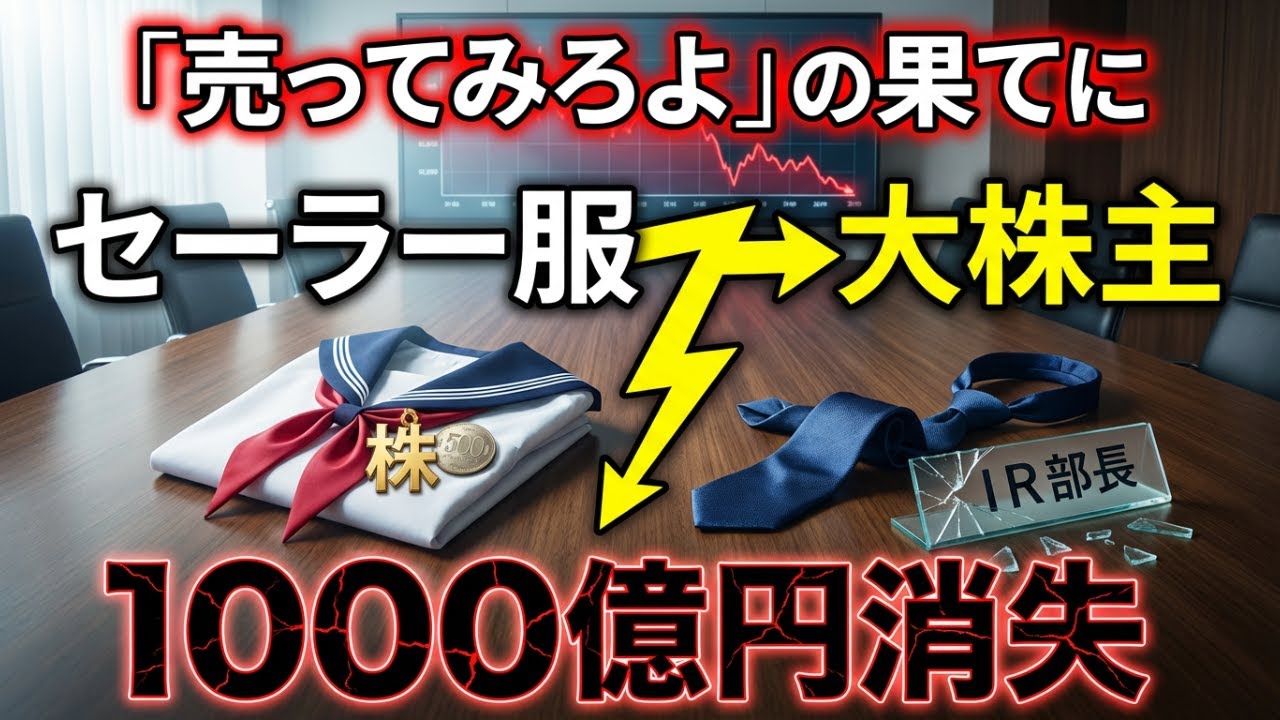 「クソガキが大株主？」役員がセーラー服15歳を追い返す→翌日、会社に1000億円の衝撃が走った理由