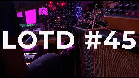 Loop Of The Day #45 - Just Making Some Noise (Dfam, 0-Coast, Subharmonicon, Maschine, Mother-32)