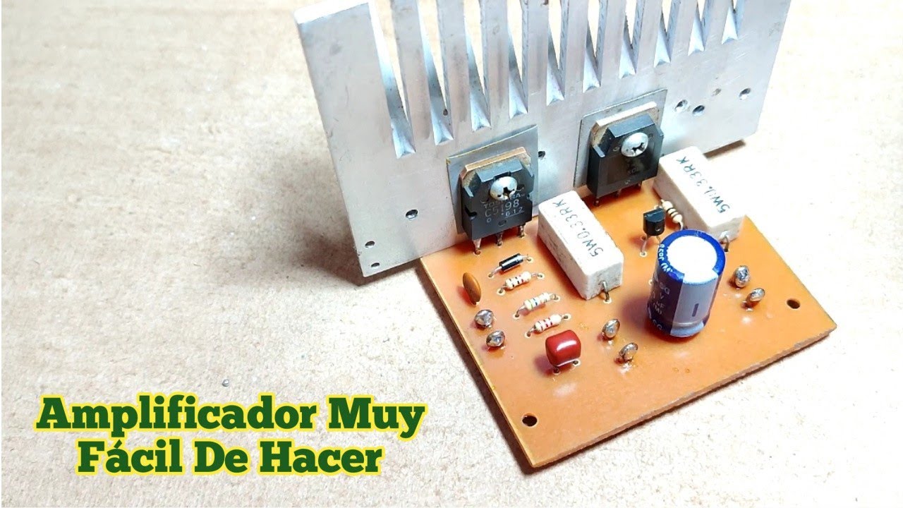 Amplificador De Audio Con Transistor C5198 y el A1941 - YouTube