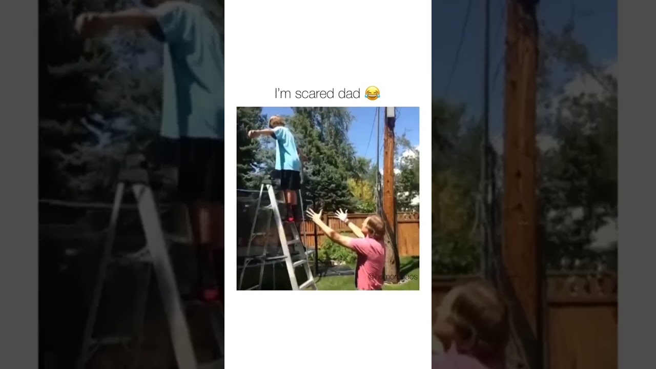 I am scared dad 😂