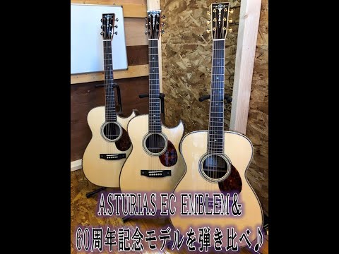 ☆ASTURIAS E.C.Emblem 3本弾き比べ!☆＠guitarshoptantan - YouTube