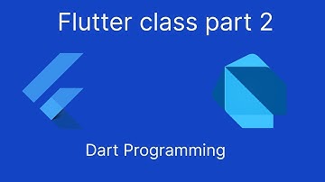 Flutter Course Part-2 | Dart programming language class, final, static optional parameter | English
