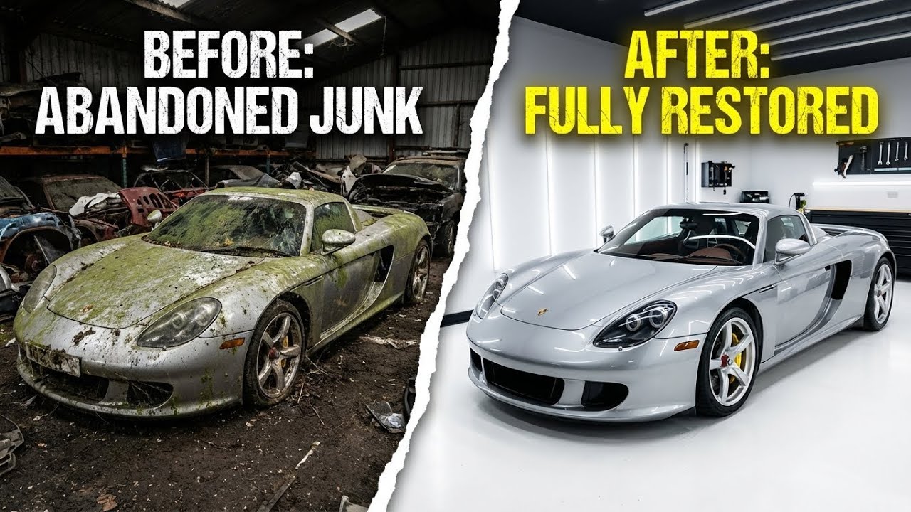Abandoned $1,500,000 Porsche Carrera GT: Most Satisfying Full ASMR Restoration