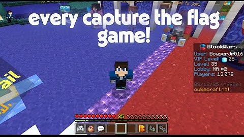 i played every capture the flag game on cubecraft
