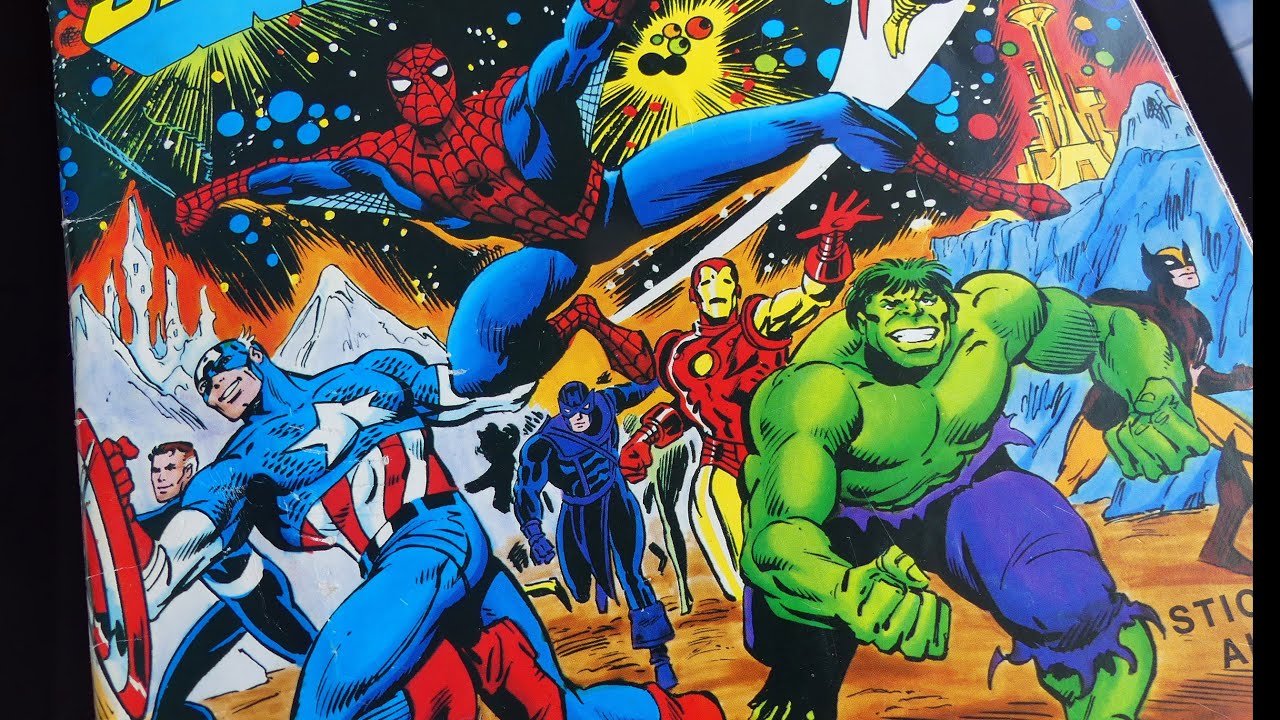 Marvel Secret Wars sticker album by Panini - Comic collection #14