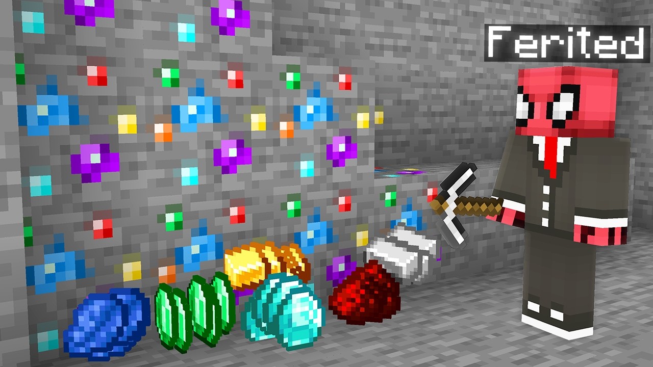 BU TUHAF MADENİ İLK KEZ GÖRDÜM - Minecraft