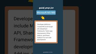 Microsoft 365 Developer Platform - MS-900