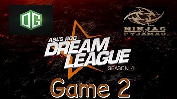 OG vs NiP - Game 2 - Dreamleague Season 4 - Teamfights