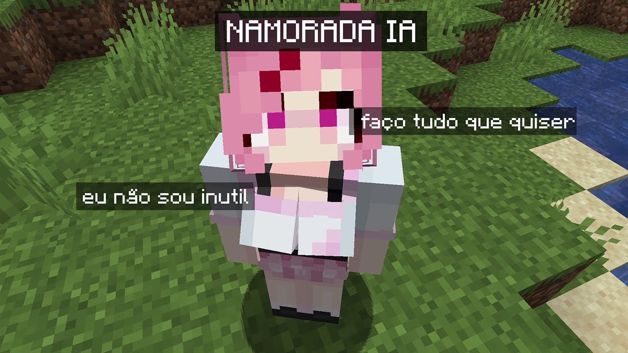 Criei uma NAMORADA por IA no Minecraft