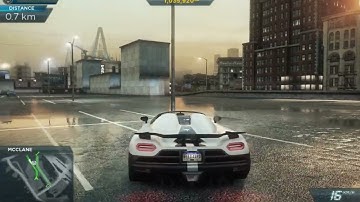 Drive to destination  Turbulence Circuit Race Koeinsegg Agara | Need For Speed: Most Wanted (2012)