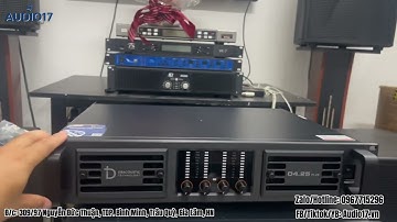 Đẩy DB Acoustic D4 25 Plus, New 2025, 1300W  Kênh, Mạch TD   anh Sơn tại Hải Phòng || 0967715296 