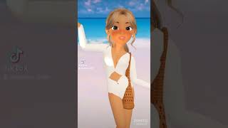 At the beach (Zepeto template)❤