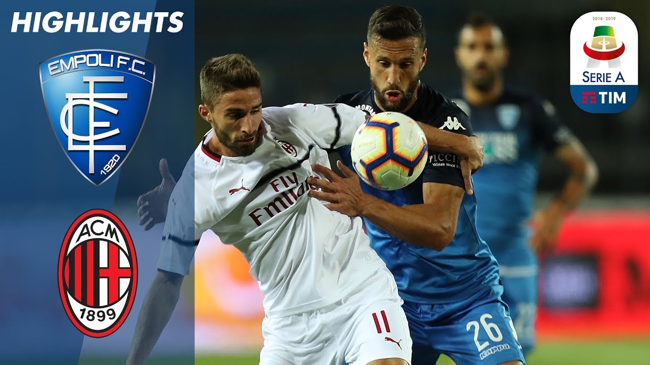 Empoli 1-1 Milan | Caputo su rigore risponde all'autogol di Capezzi | Serie A