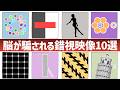 【錯覚】目が騙されつづける錯視映像10選