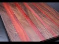 Dark Walnut and Padauk Chopping Board