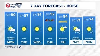 KTVB First Alert Weather+ Warm weather lingers into the workweek