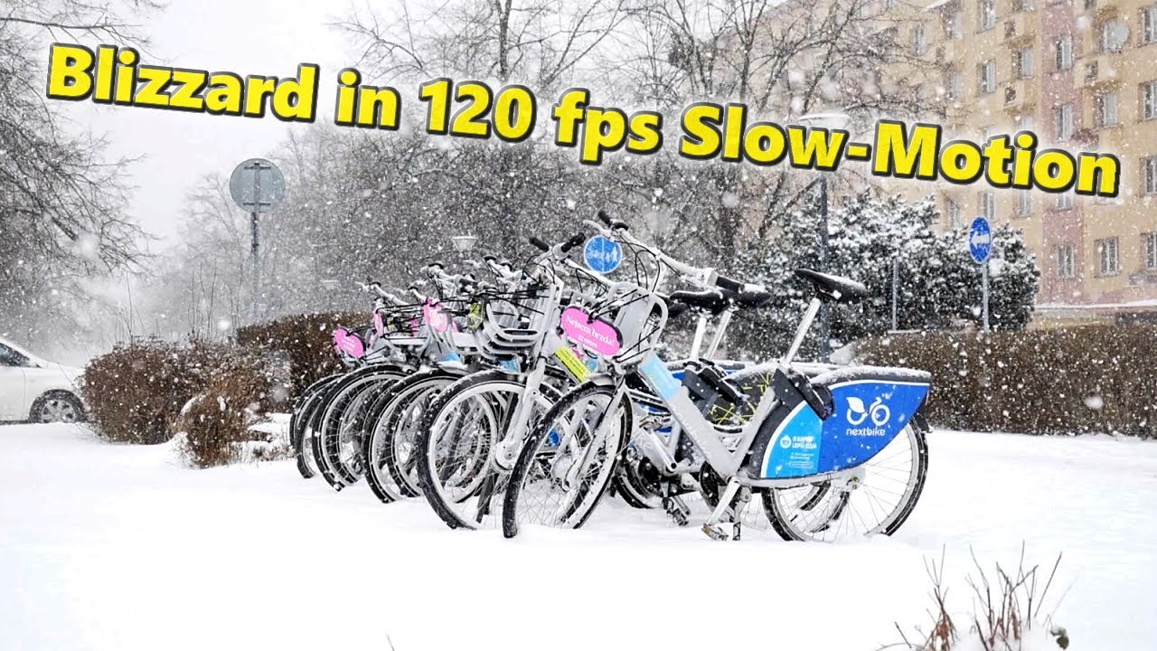 Snow Blizzard in 120fps Slow-Motion: Panasonic Lumix S5 Test
