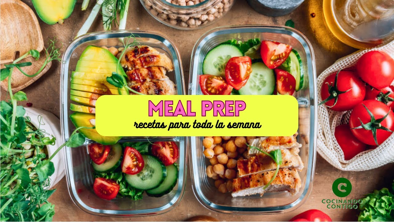 MEAL PREP Saludable, Fácil y Rápido | Recupera la forma COCINANDO 1 HORA PARA TODA LA SEMANA ⏰