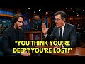 Keanu Reeves STORMS Off Colbert’s Show After He QUESTIONED His FAITH
