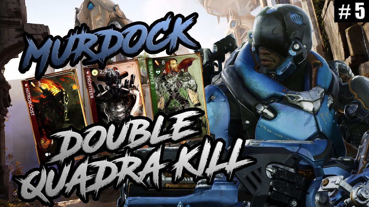 Paragon v44.6 Murdock, double quadra kill (full gameplay)