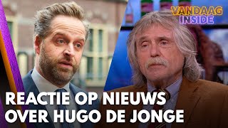 Vandaag Inside-trio en 'Eus' reageren op rol Hugo de Jonge in mondkapjesdeal Sywert van Lienden