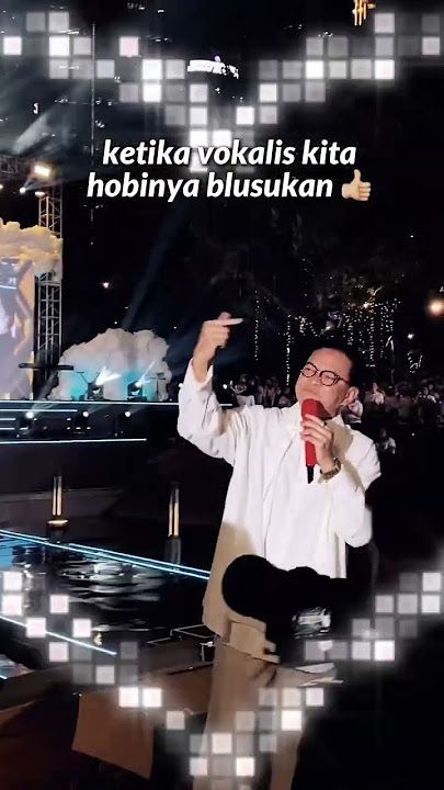 Blusukan adalah nama tengah Hedi Yunus 😄 #blusukan #HediYunus #Untukku #Kahitna