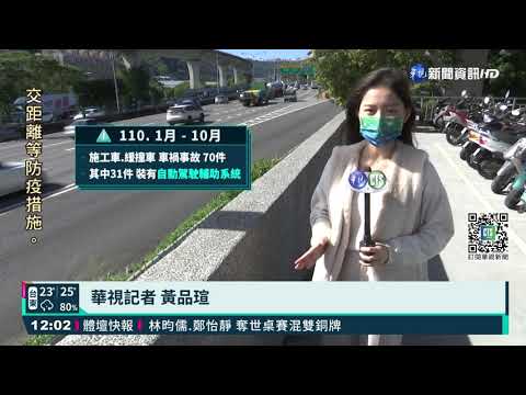 自駕變盲開?! 國道追撞近5成有自駕輔助｜華視新聞 20211129