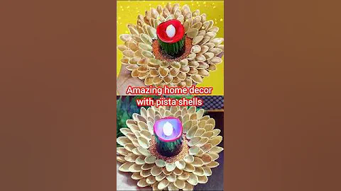 Amazing Pista shells home decor|pista shell crafts#diy​ #pistashellcrafts#pista​ #crafting #handmade