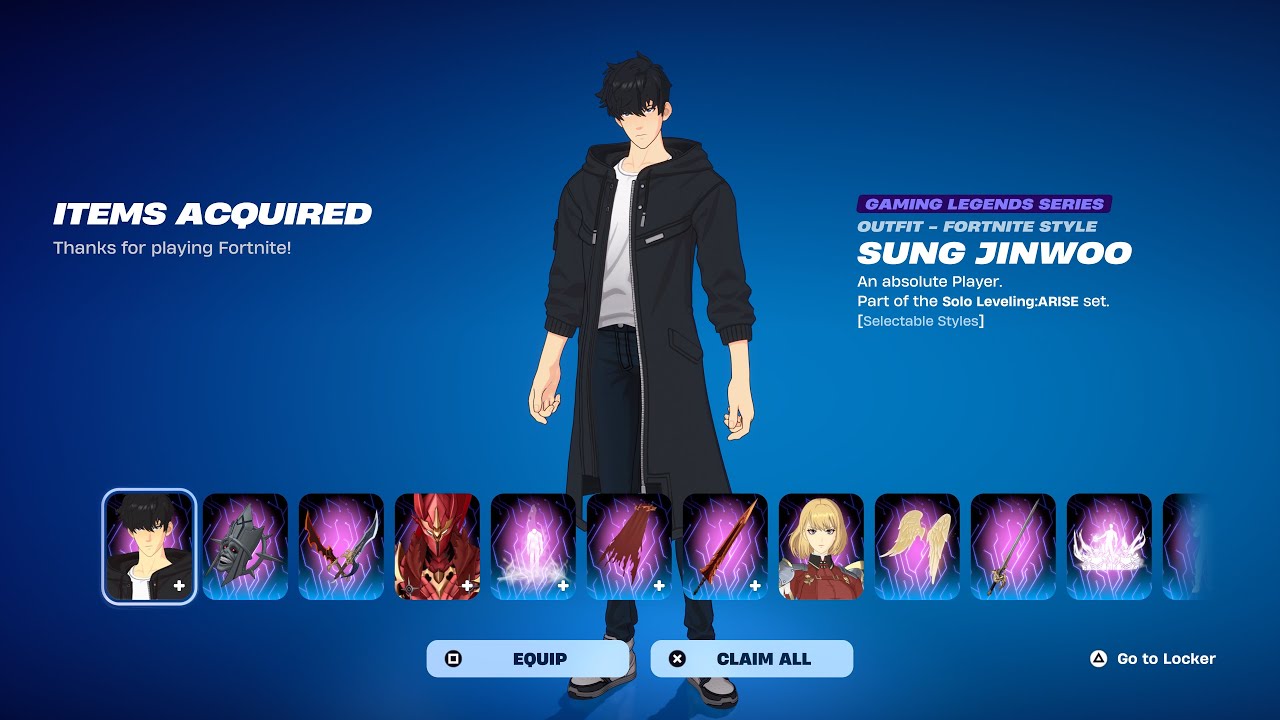 HOW TO GET SOLO LEVELING SUNG JINWOO SKIN IN FORTNITE!