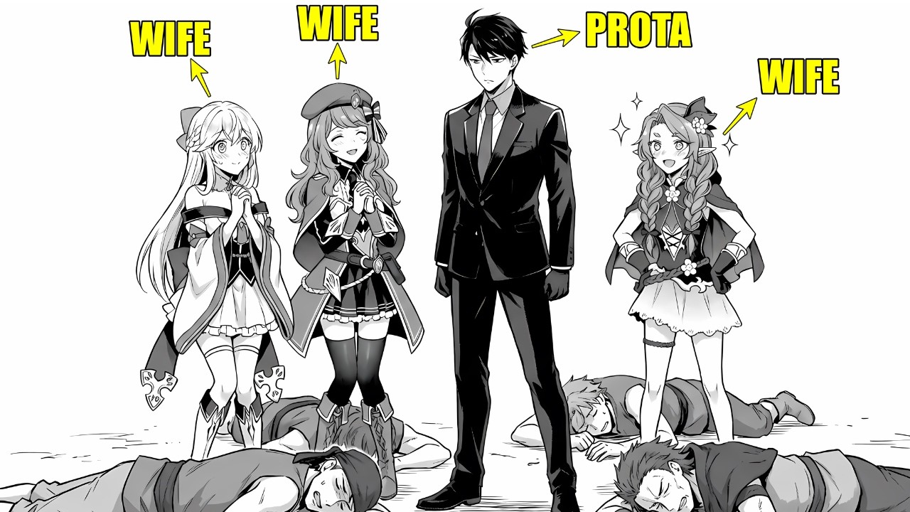 Summoned to ANOTHER WORLD again he became ABSURDLY OP and now has MULTIPLE WIVES