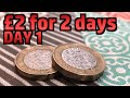 2 Pounds, 2 Days, (6 Meals) *Day 1* - Limited Budget Food Challenge