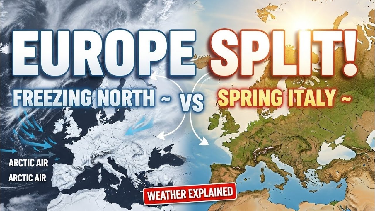 Why Northern Europe is Freezing While Italy Feels Like Spring – Weather Explained!