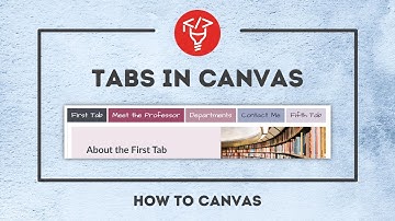 Creating customized tabs in Canvas