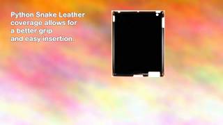 Celebrity 100 Genuine Python Snake Leather ipad 2 Case Net Worth