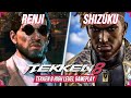 TEKKEN 8⚡VICTOR  vs EDDY 💪 T8 High Level Gameplay ⚡Renji  Vs  Shizuku 💪