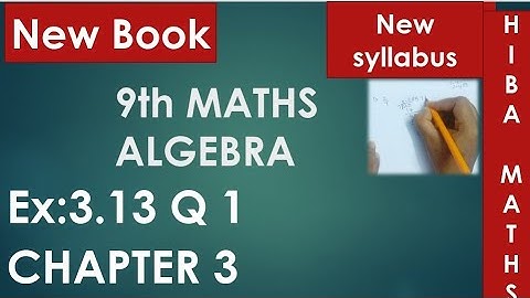 9th maths chapter 3 exercise 3.13 question 1 tn samacheer hiba maths