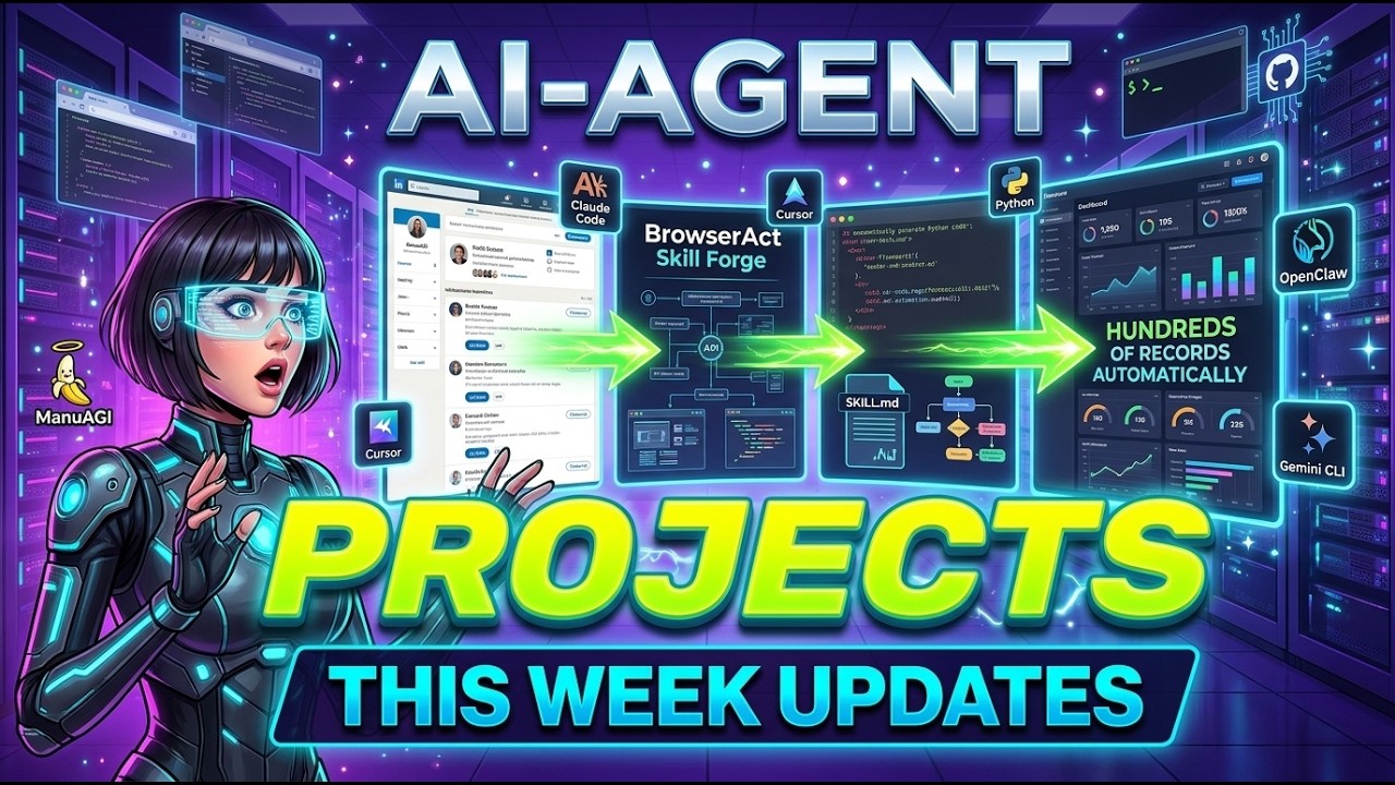 Top AI Agent Projects : Gemini Spark, Agent Arena, Atlas, LockIn MCP & ClinePass